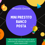 mini prestito banco posta