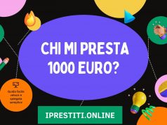 chi mi presta 1000 euro