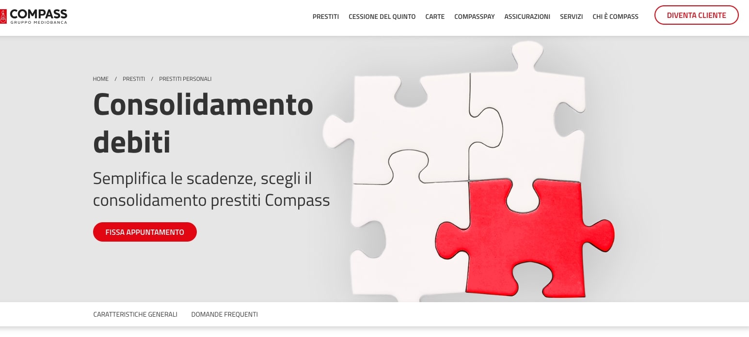Opinioni Consolidamento debiti Compass
