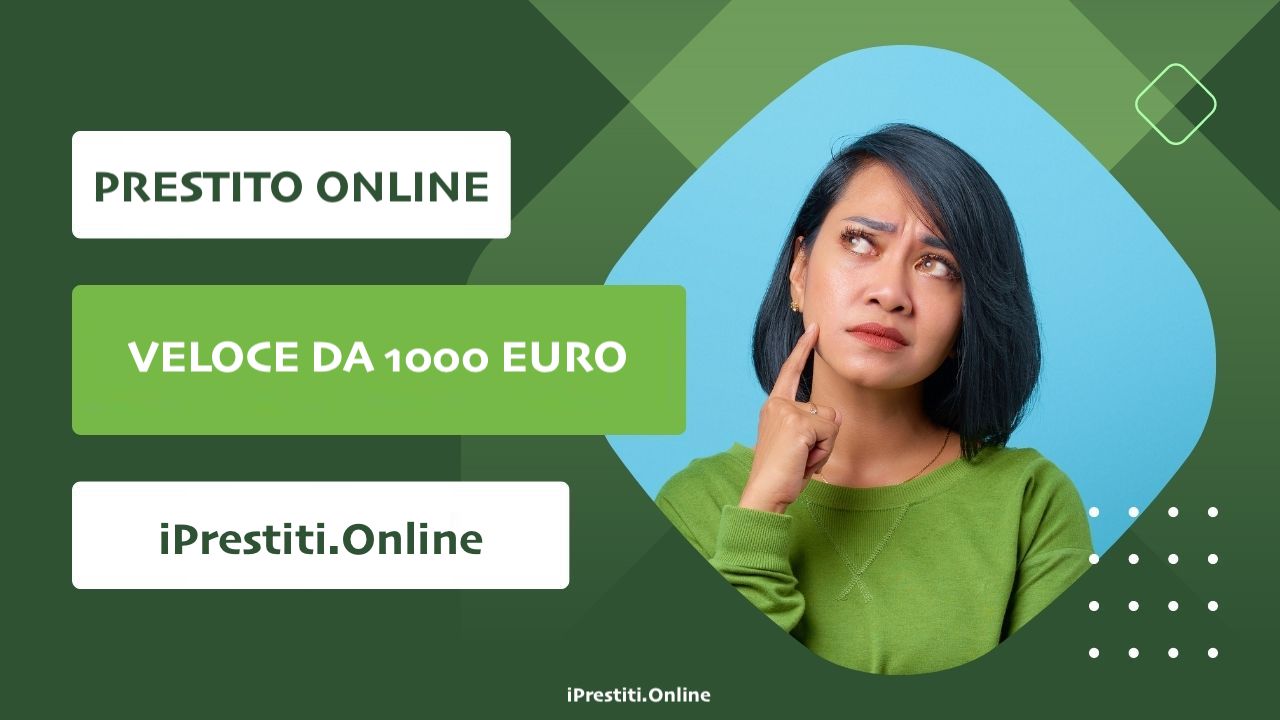 prestito online 1000 euro