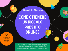 Come ottenere un piccolo prestito online?