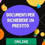 documenti richiedere prestito online