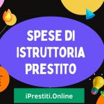spese di Istruttoria prestito