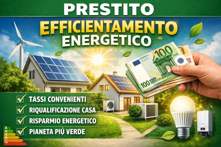 Prestito Green efficientamento energetico