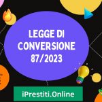 Legge di Conversione 87/2023