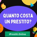 Quanto costa un prestito?