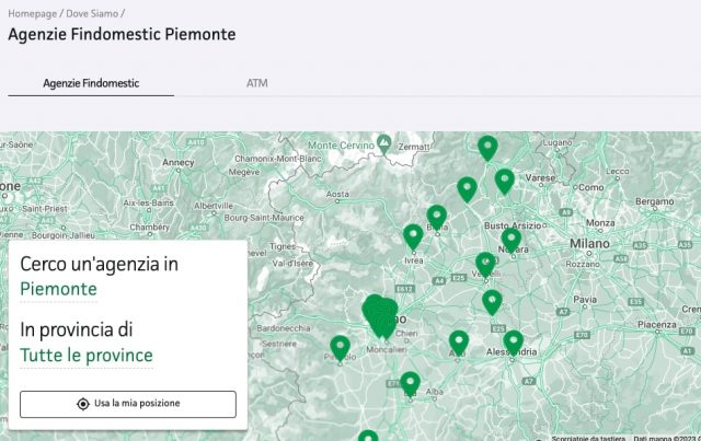 Piemonte 24 Agenzie Findomestic