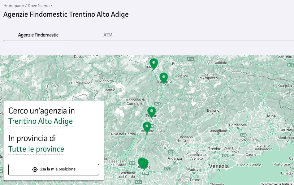 Trentino Alto Adige 6 Agenzie Findomestic
