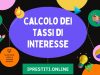 Calcolo dei tassi di interesse per i prestiti personali Marzo 2024 Calcolo dei tassi di interesse