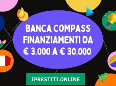 Compass Banca, Finanziamenti e prestiti da €3.000 a €30.000 compass prestiti da € 3.000 a € 30.000