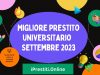 Migliore prestito universitario per studenti Settembre 2023