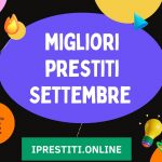 I migliori prestiti online Settembre 2023