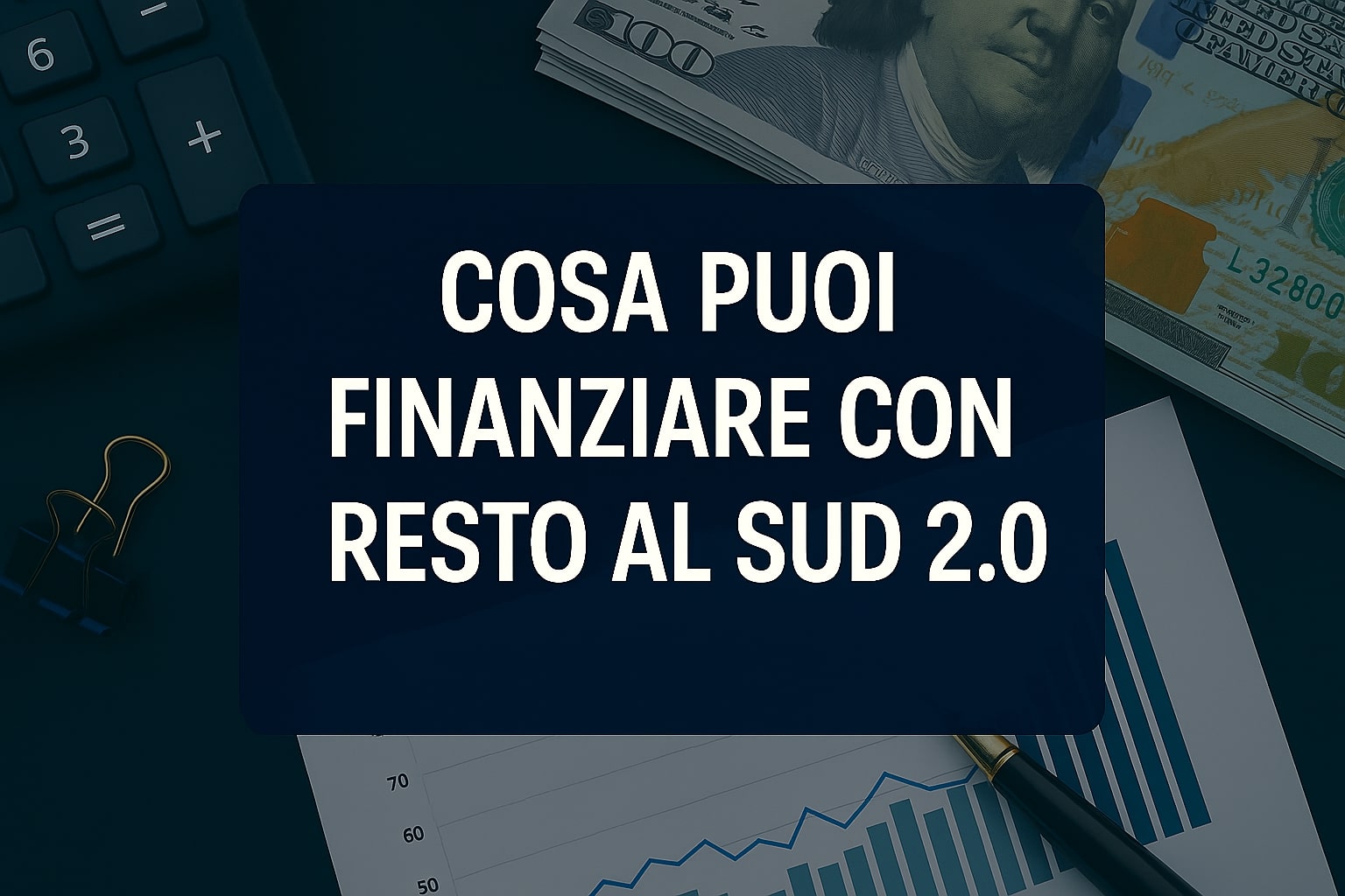 Cosa finanziare Resto al Sud 2.0