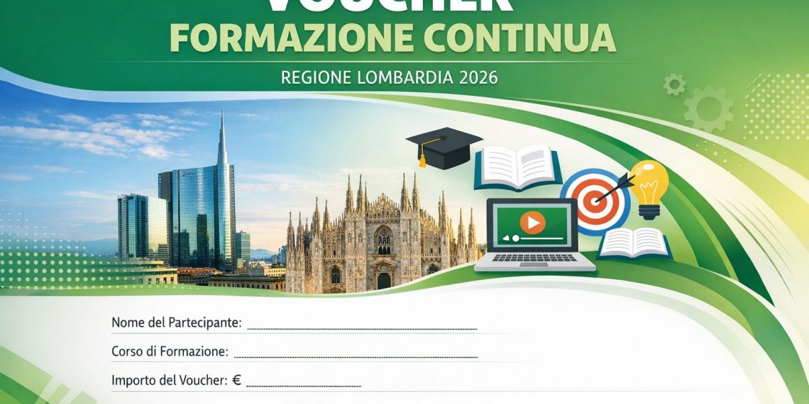 Voucher Formazione continua Regione Lombardia 2026