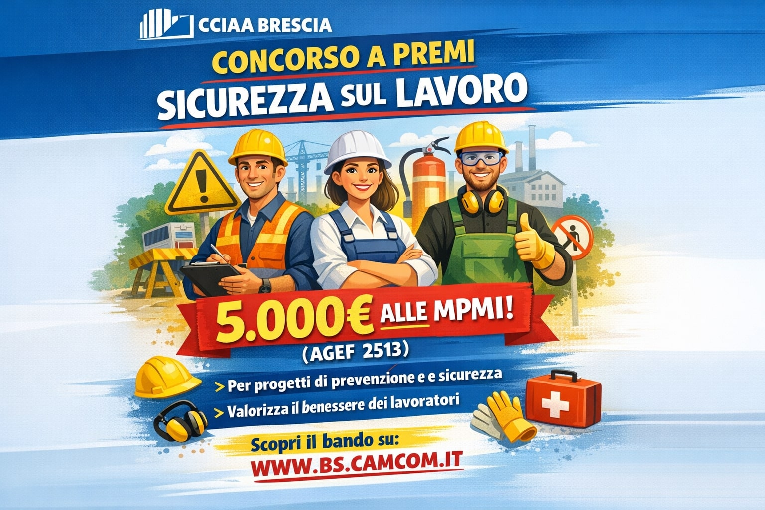 CCIAA Brescia Concorso a premi sicurezza sul lavoro 2025