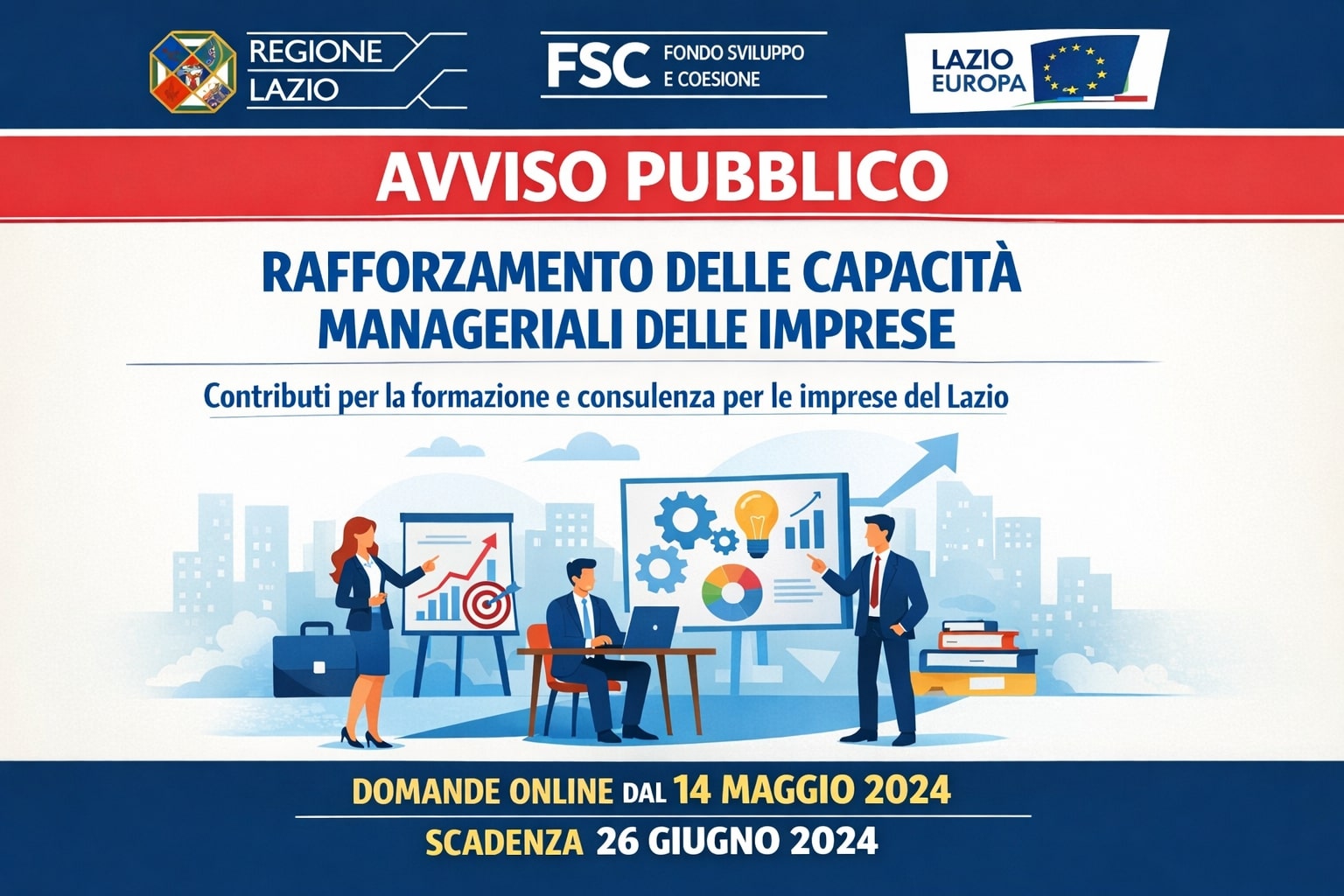 contributo a fondo perduto Lazio (FSE+) 2026