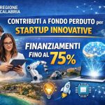 calabria contributi fondo perduto startup innovative
