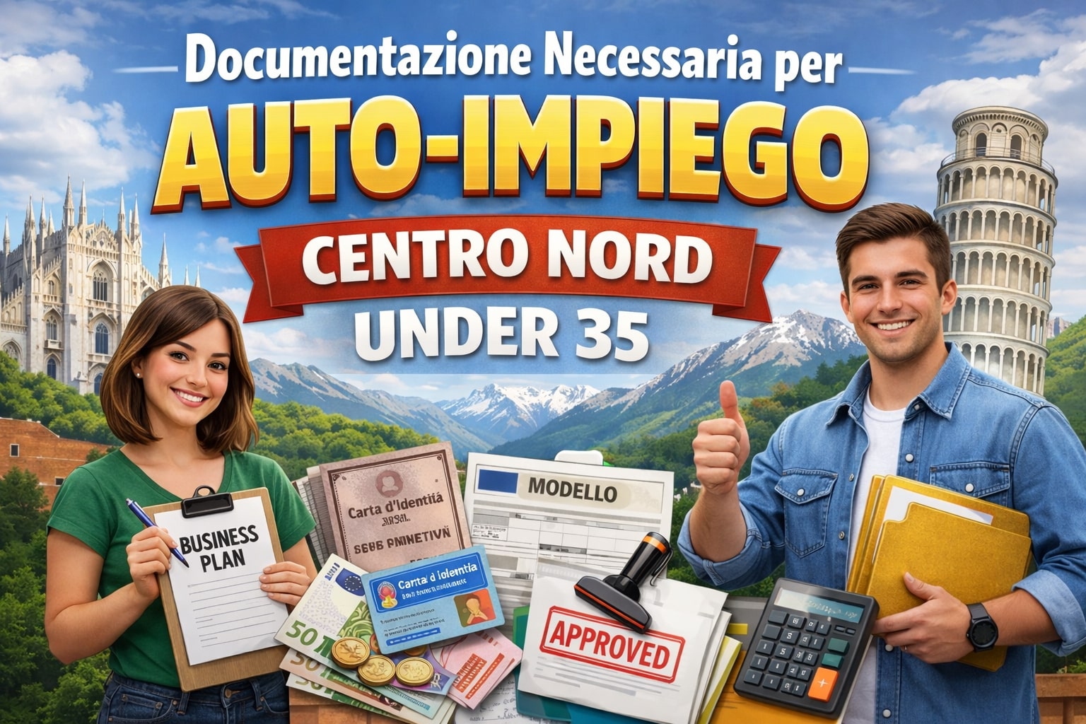 Documentazione tecnica necessaria per Auto-Impiego centro nord