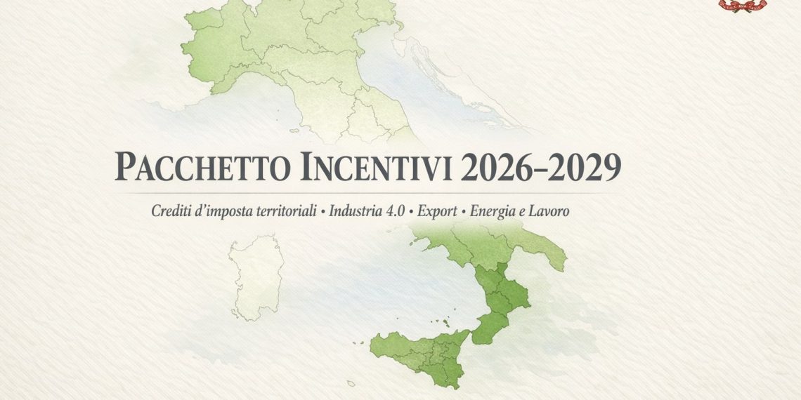 incentivi imprese 2026–2029